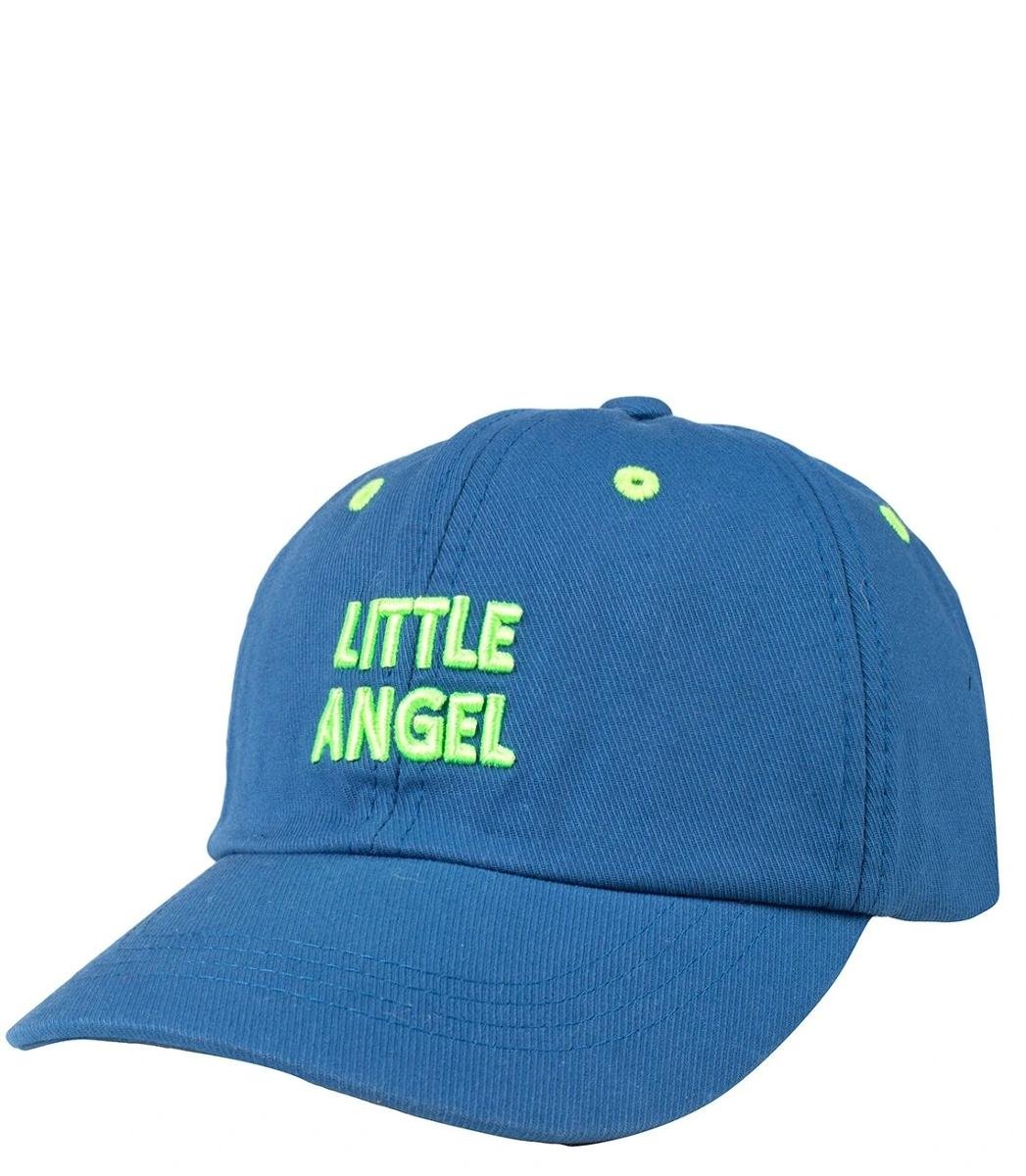 Dziecięca czapka z daszkiem ozdobiona haftem LITTLE ANGEL