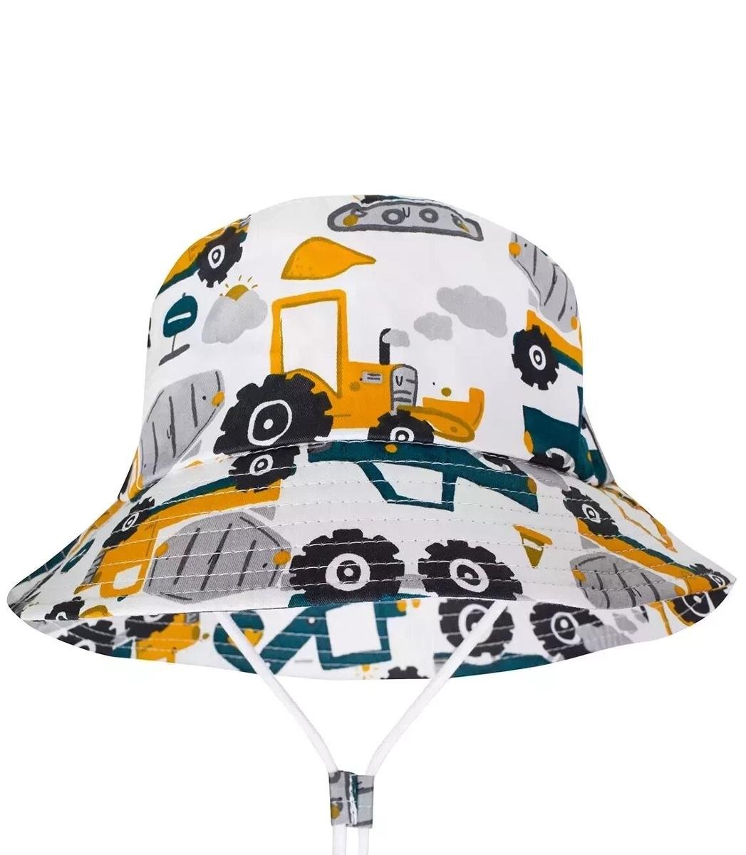 Kapelusz czapka BUCKET HAT nadruk dziecięcy
