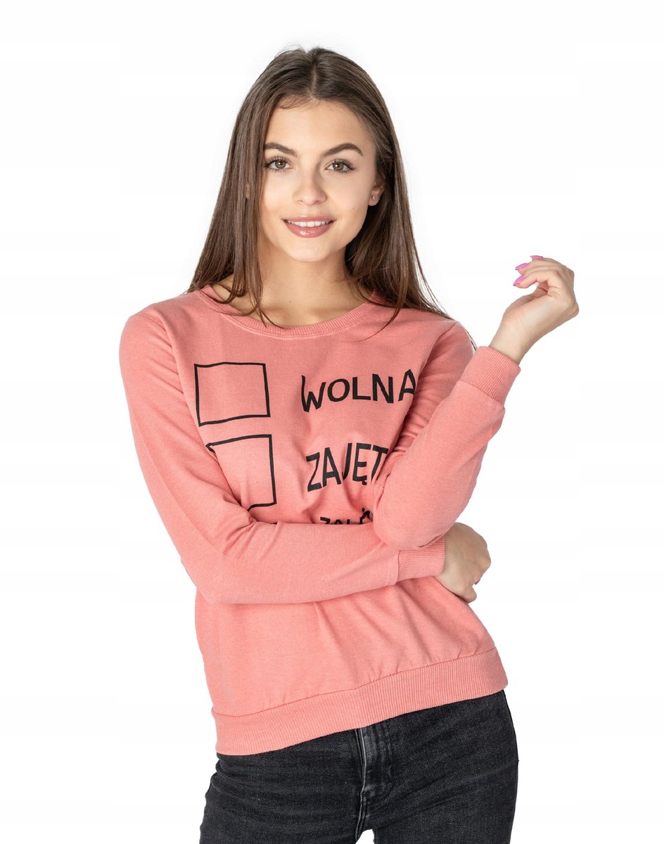 Sportowa Bluza Damska Dresowa Bawełniana 248-04 M