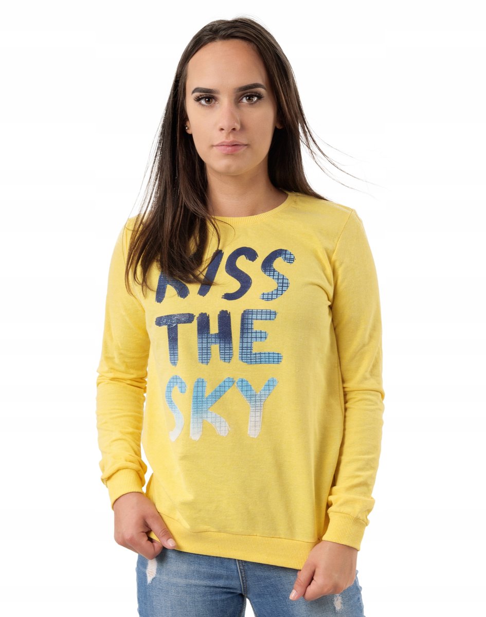 Cienka Bluza Damska Dresowa Bawełniana 5027-05 r S