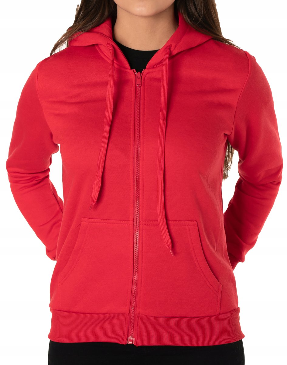 Ciepła Bluza Bawełniana Damska Dresowa 68W-1 r L