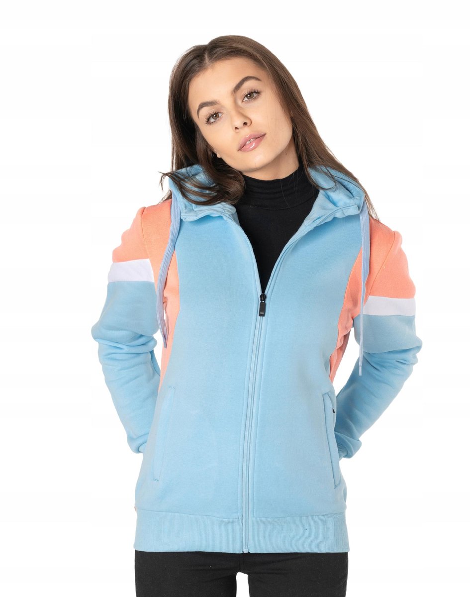 Ciepła Bluza Bawełniana Damska Dresowa 58417-1 XXL