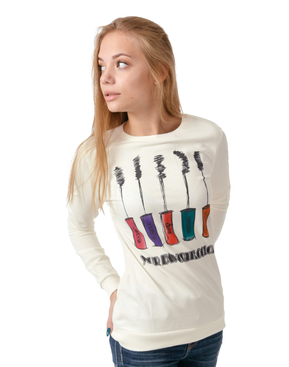 Cienka Bluza Damska Dresowa Bawełniana 5030-02 r M