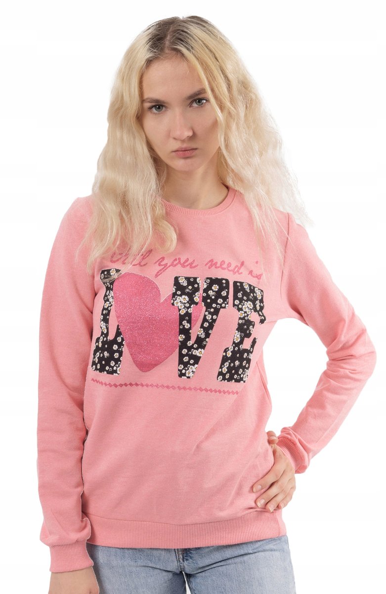 Cienka Bluza Damska Dresowa Bawełniana 5006-03 r L