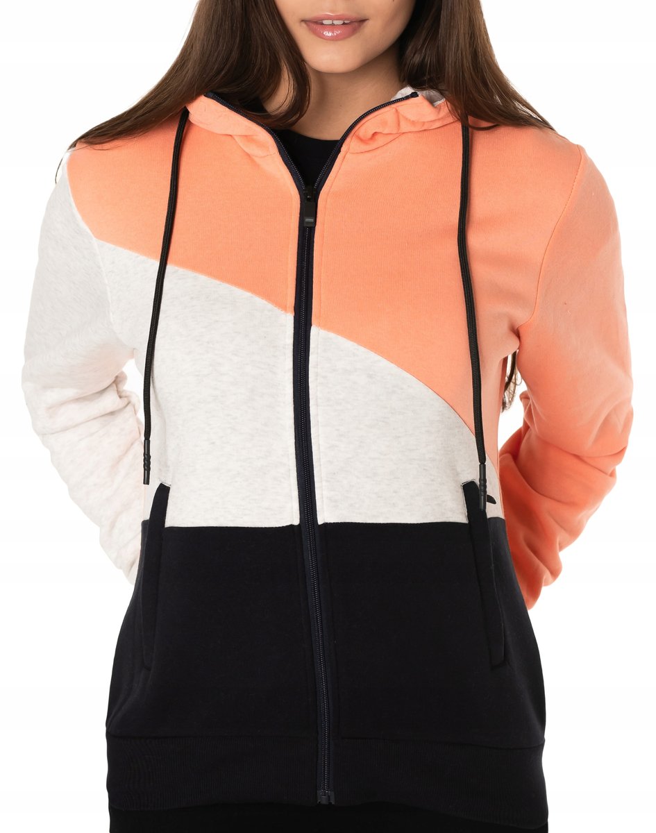 Ciepła Bluza Bawełniana Damska Dresowa 58414-1 XXL