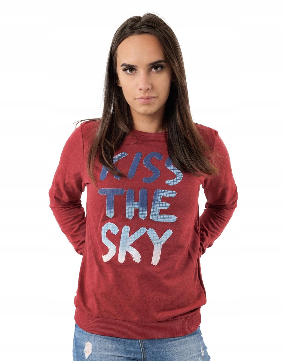 Cienka Bluza Damska Dresowa Bawełniana 5027-01 r L