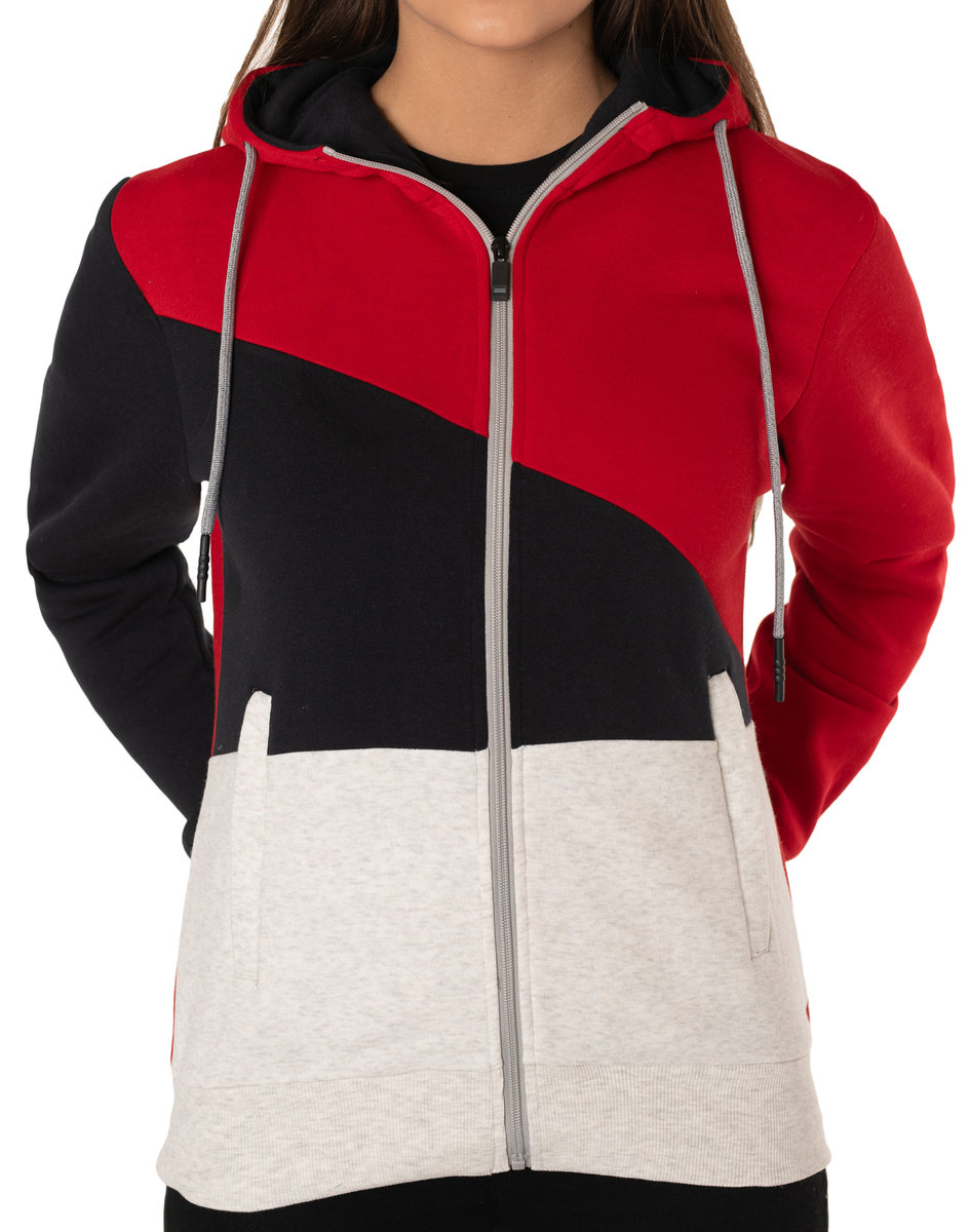 Ciepła Bluza Bawełniana Damska Dresowa 58414-3 XXL