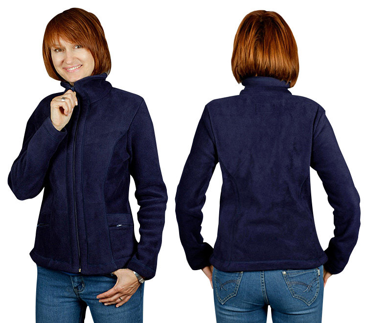 Bluza Polarowa Damska Ciepła POLAR MAX02 S granat