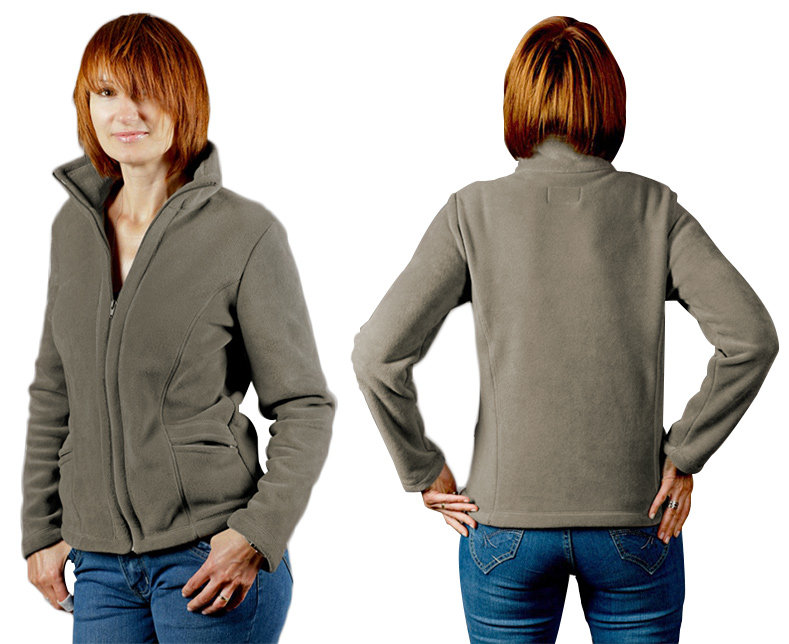 Bluza Polarowa Damska Ciepła POLAR MAX02 L oliwka