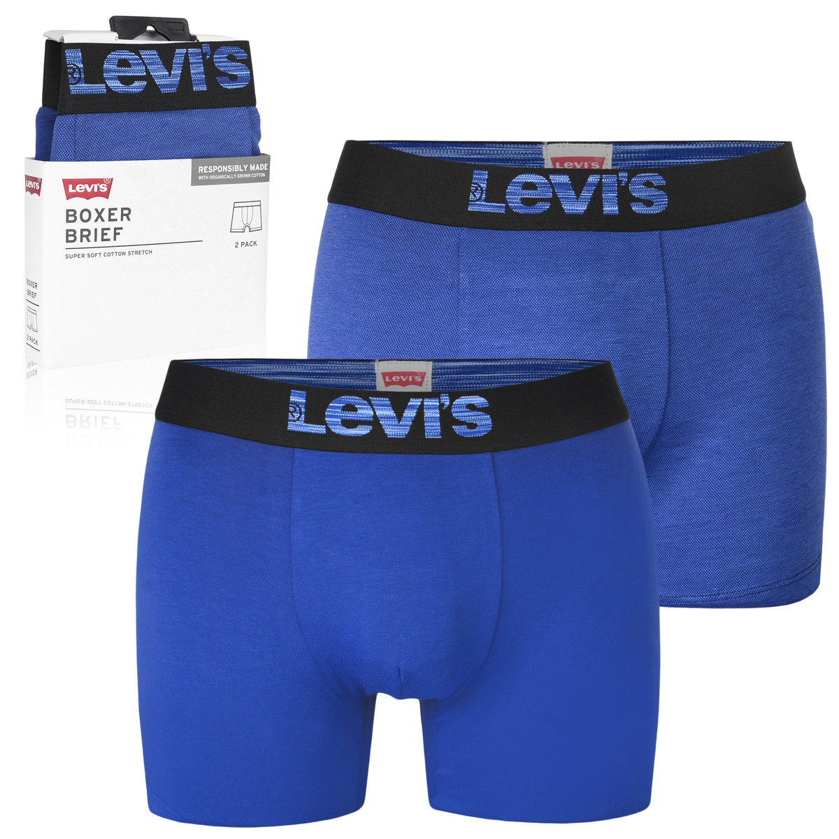 LEVI'S, Bokserki Męskie, 2 Sztuki, Rozmiar M
