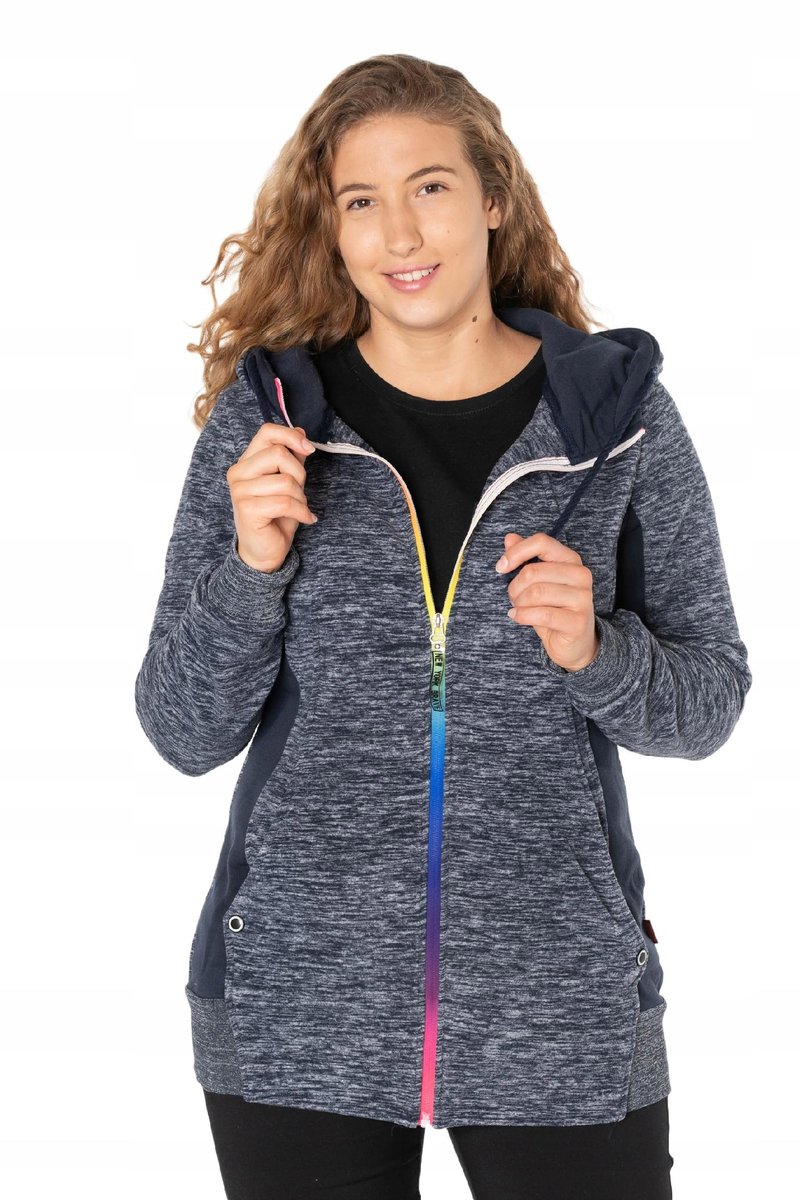 Ciepła Długa Bluza Polarowa Polar Damski 409-2 r S