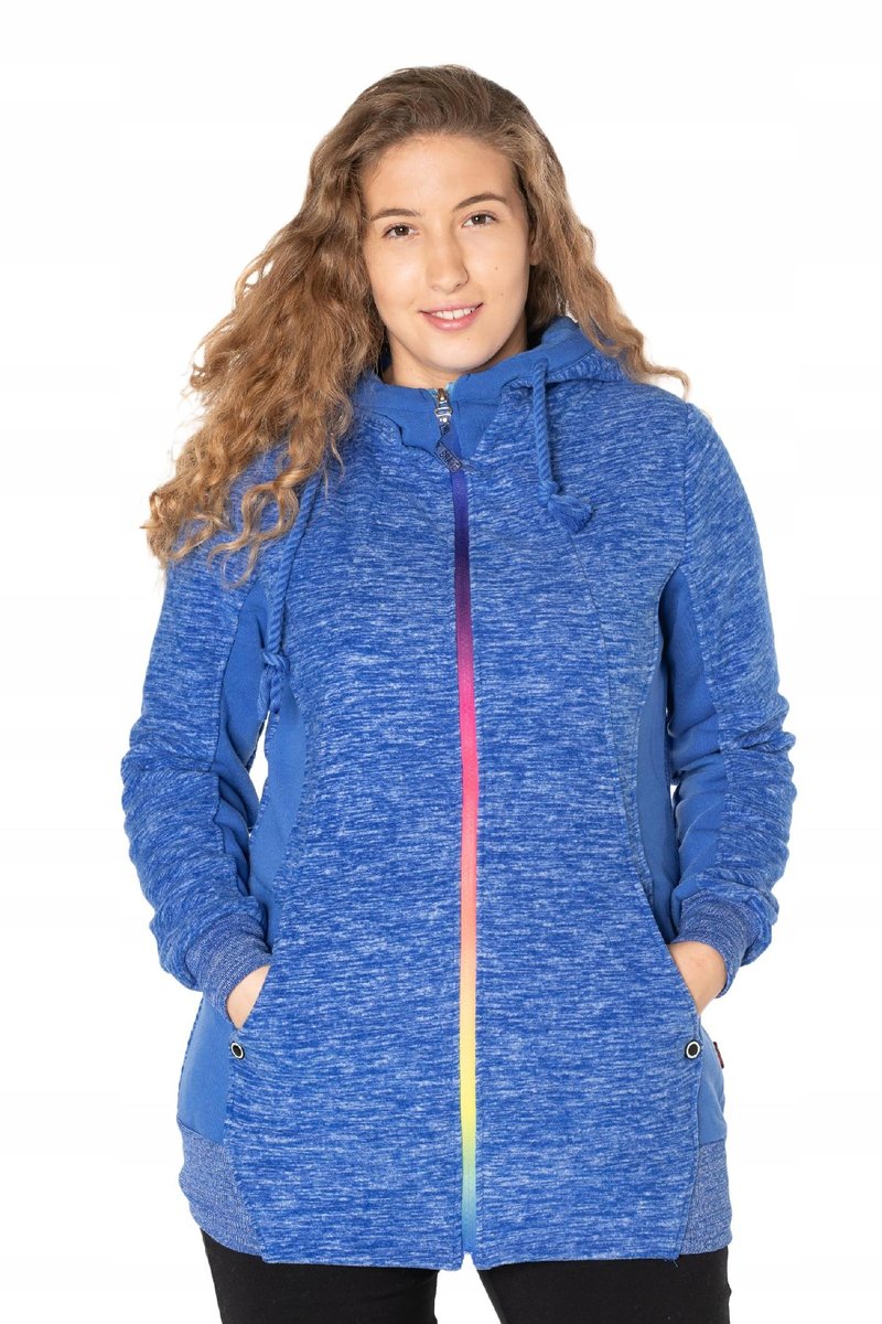 Ciepła Długa Bluza Polarowa Polar Damski 409-5 r S