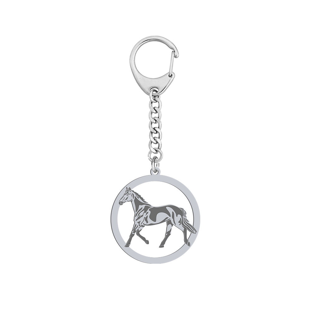 Brelok z Koniem Trakeńskim srebro - MEJK Jewellery