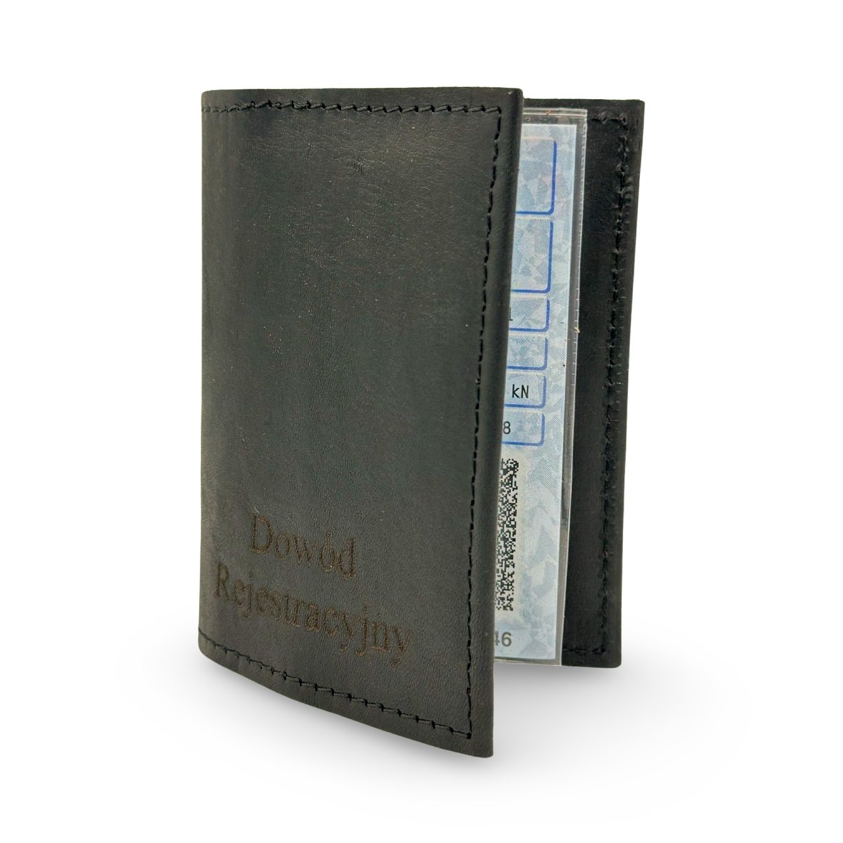 Etui na Dowód Rejestracyjny - Skóra Naturalna