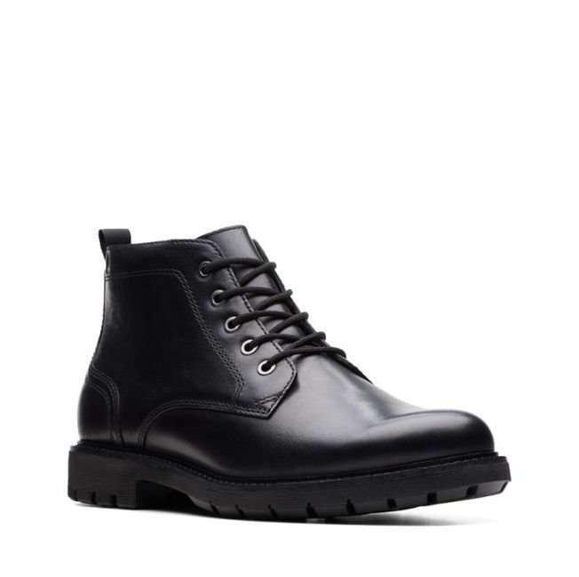 Clarks Batcombe Mix [black leather] - rozmiar 43