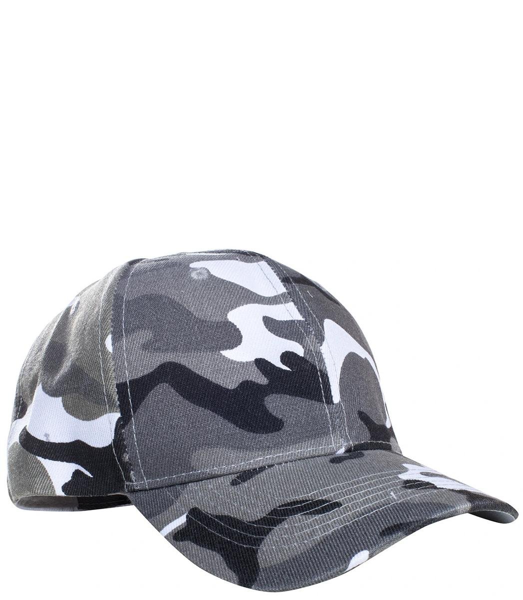 Czapka z daszkiem moro Unisex zapinana na rzep