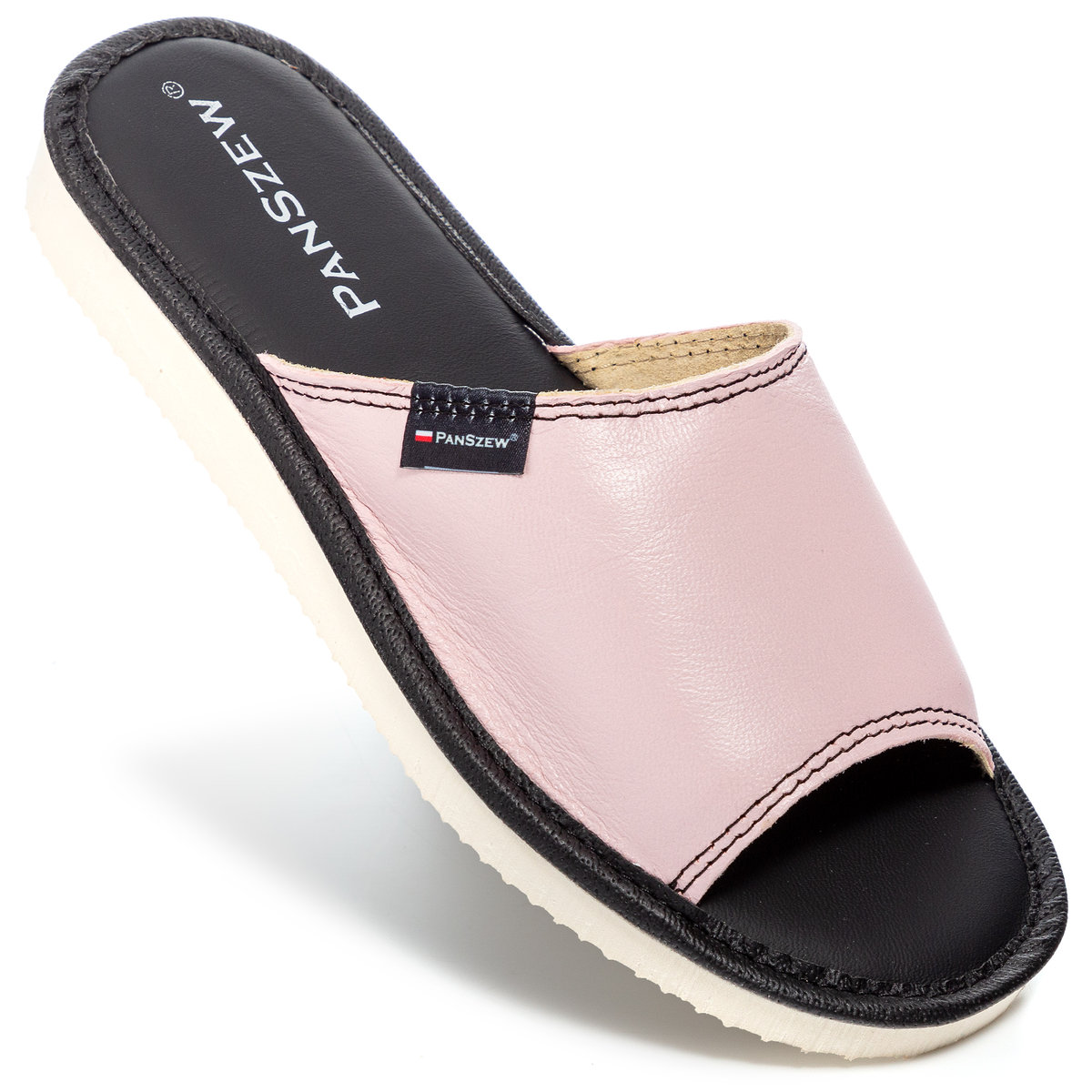 PanSzew PASTELOWE Kapcie Damskie SKÓRZANE Odkryte Pantofle PREMIUM Polskie 36-41