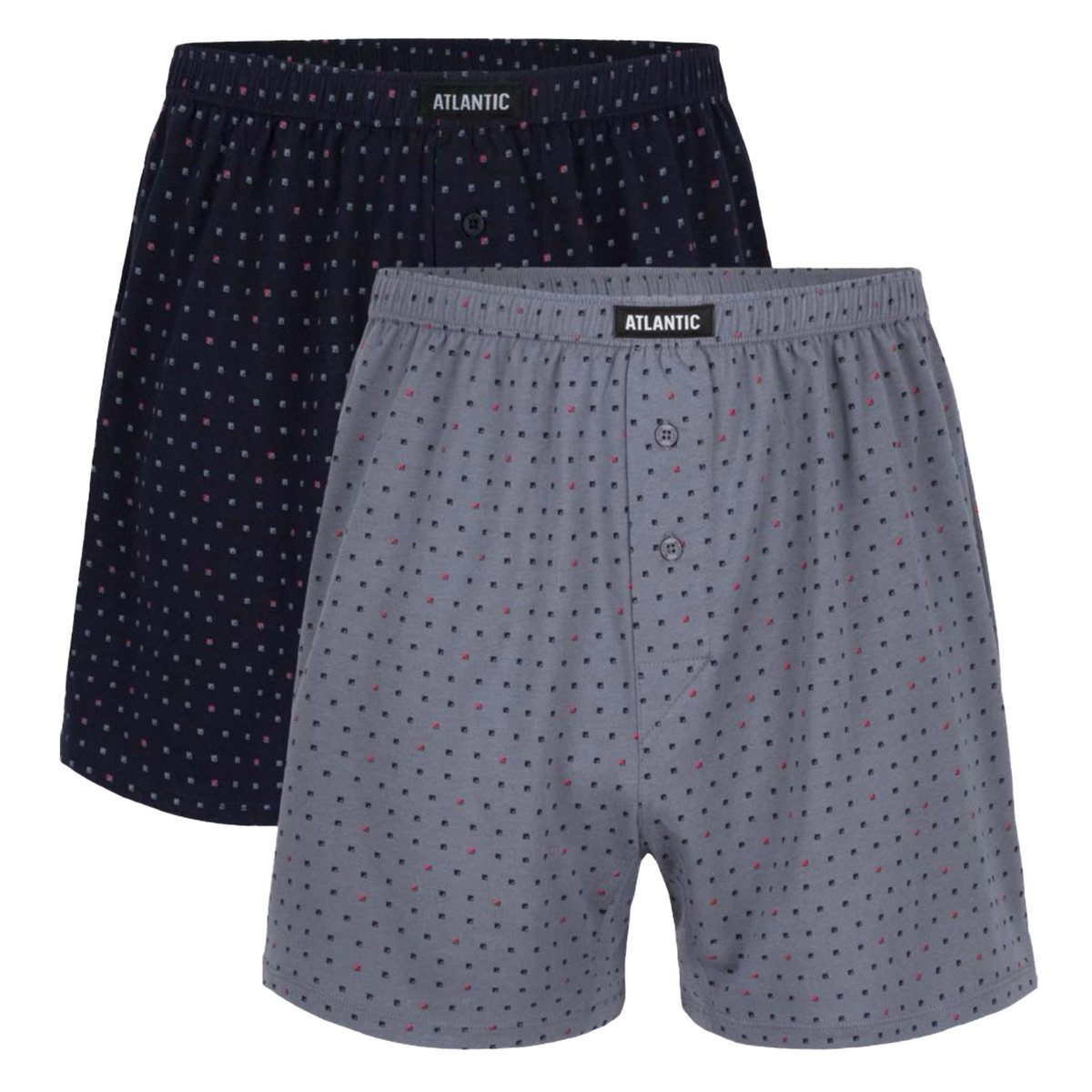 2-pack bokserki męskie luźne 2mbx-013 atlantic-xl