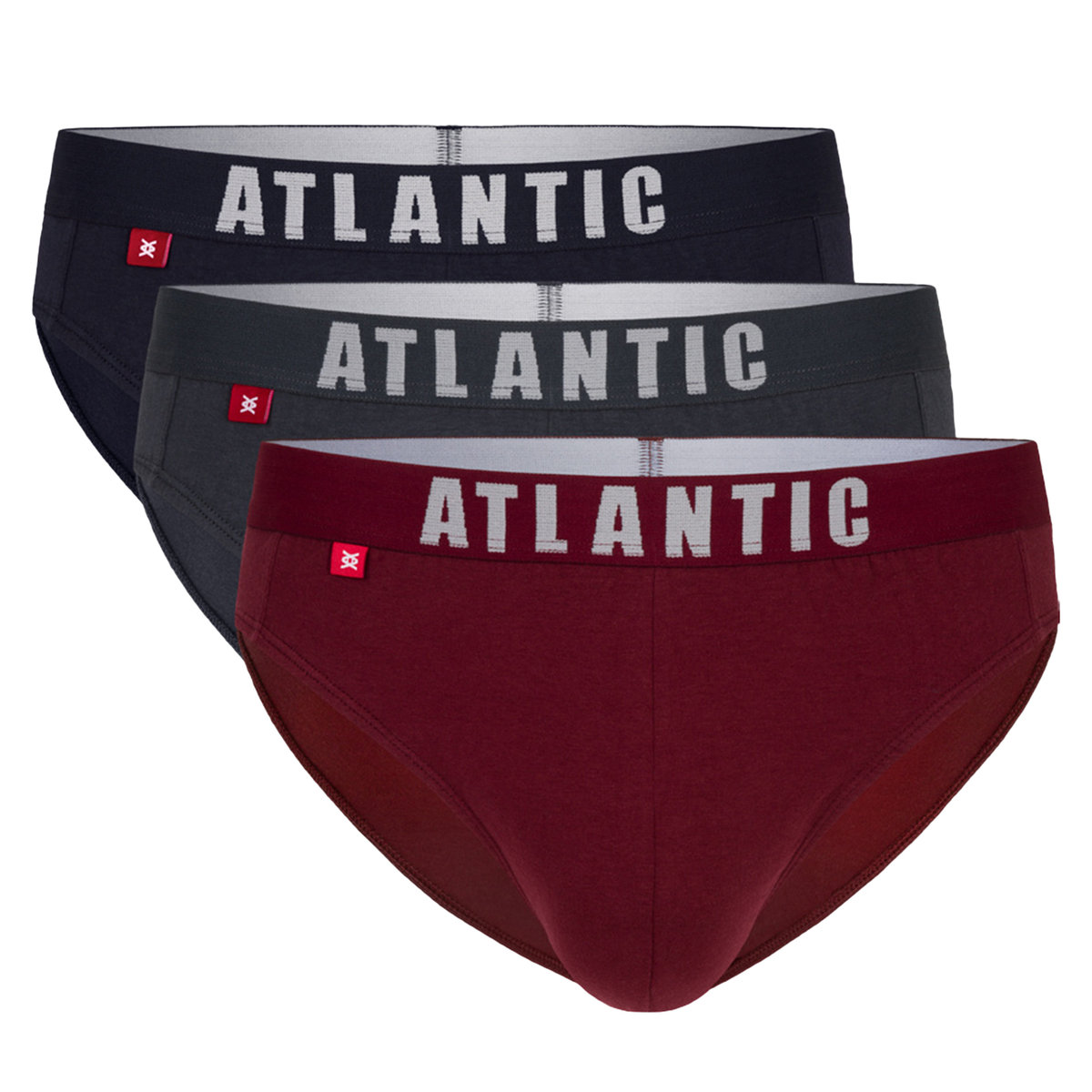 3-pack slipy męskie sport 3mp-094 atlantic-xxl