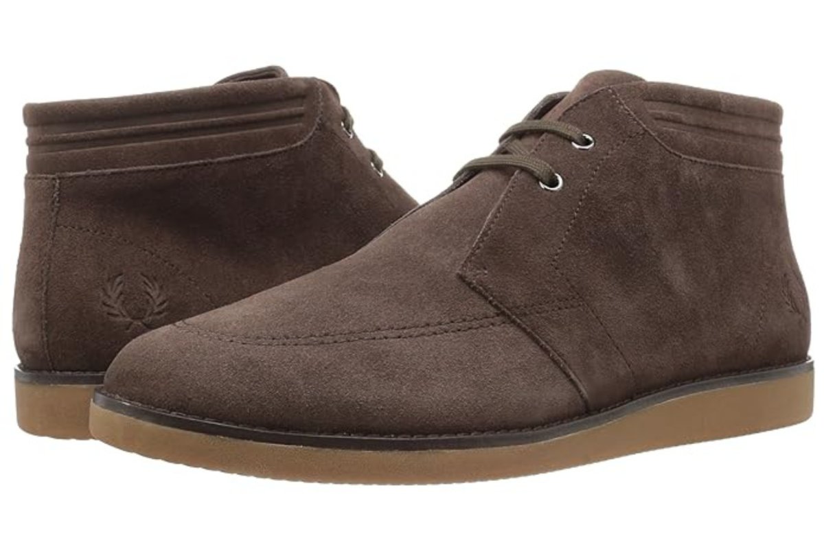 Buty męskie Fred Perry Southall Mid Suede trzewiki skórzane-44