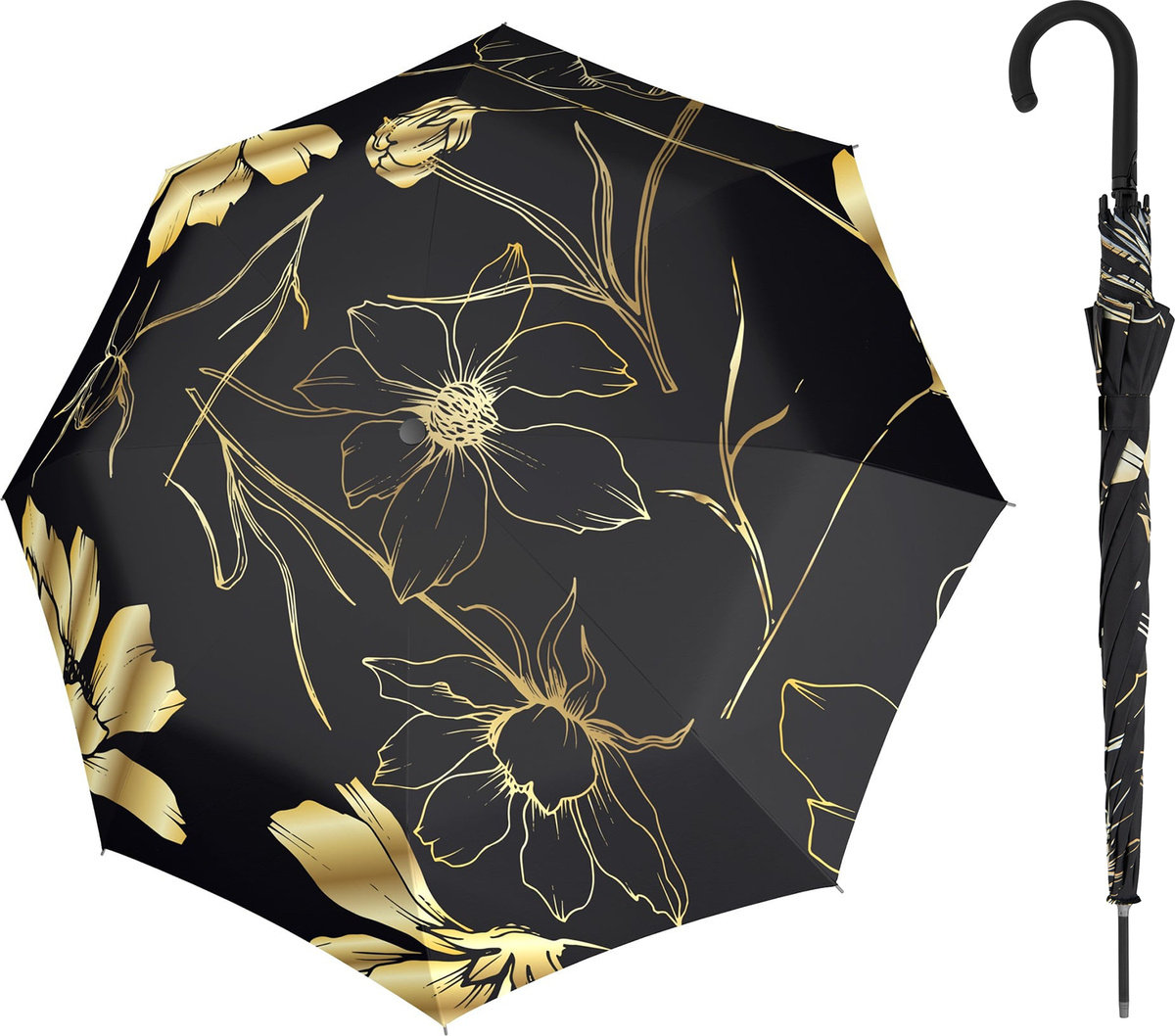 Parasol długi Doppler Fiber Flex Imperial Satin - Fiore
