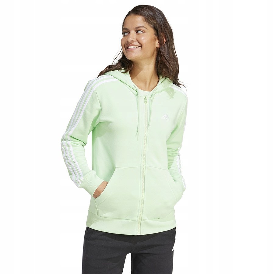 Bluza adidas 3 Stripes FL Full-Zip HD IR6077 L