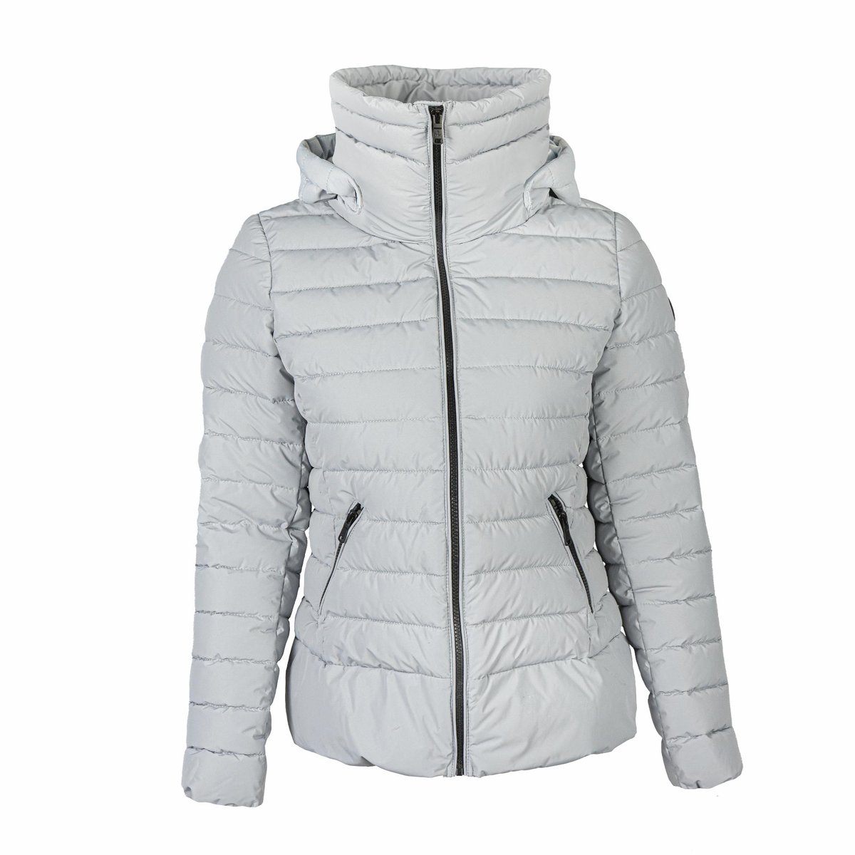 Kurtka zimowa damska z kapturem RIFUGIO szara r.M