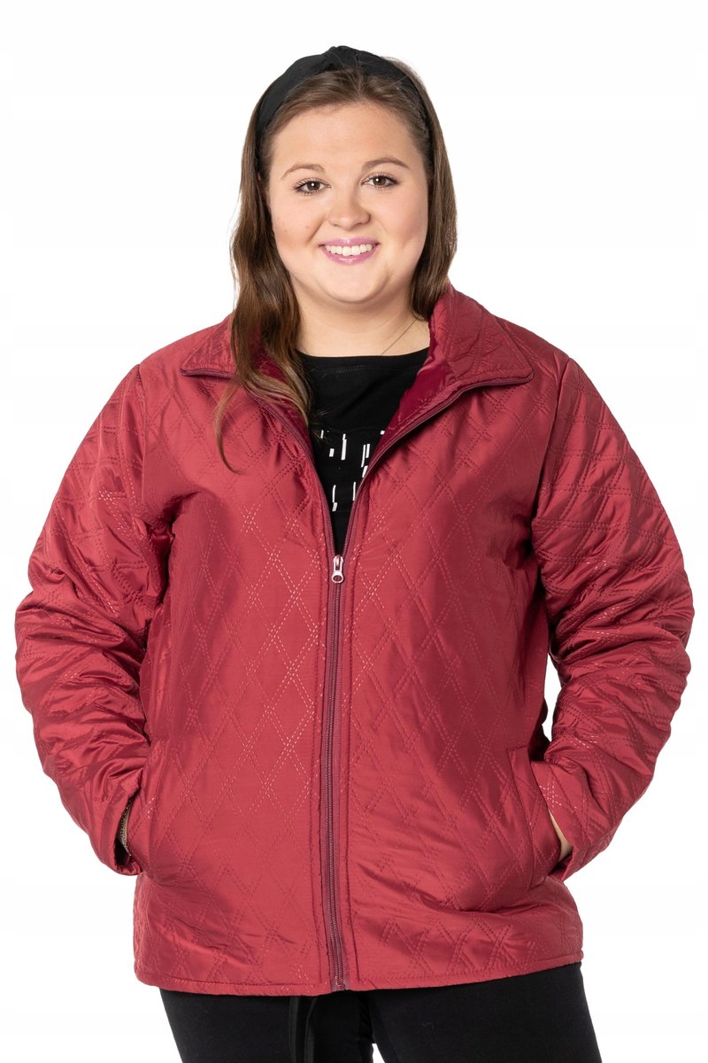 Duża Kurtka Damska Przejściowa Wiatrówka 333-2 XXL