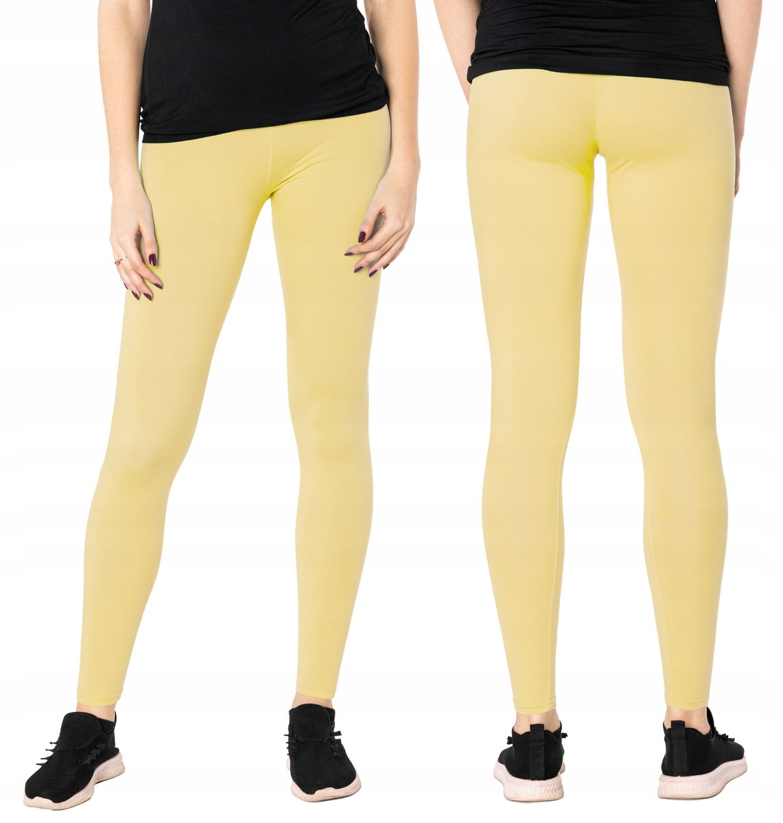 Duże Legginsy Getry Damskie Bambusowe 3976-1 10XL