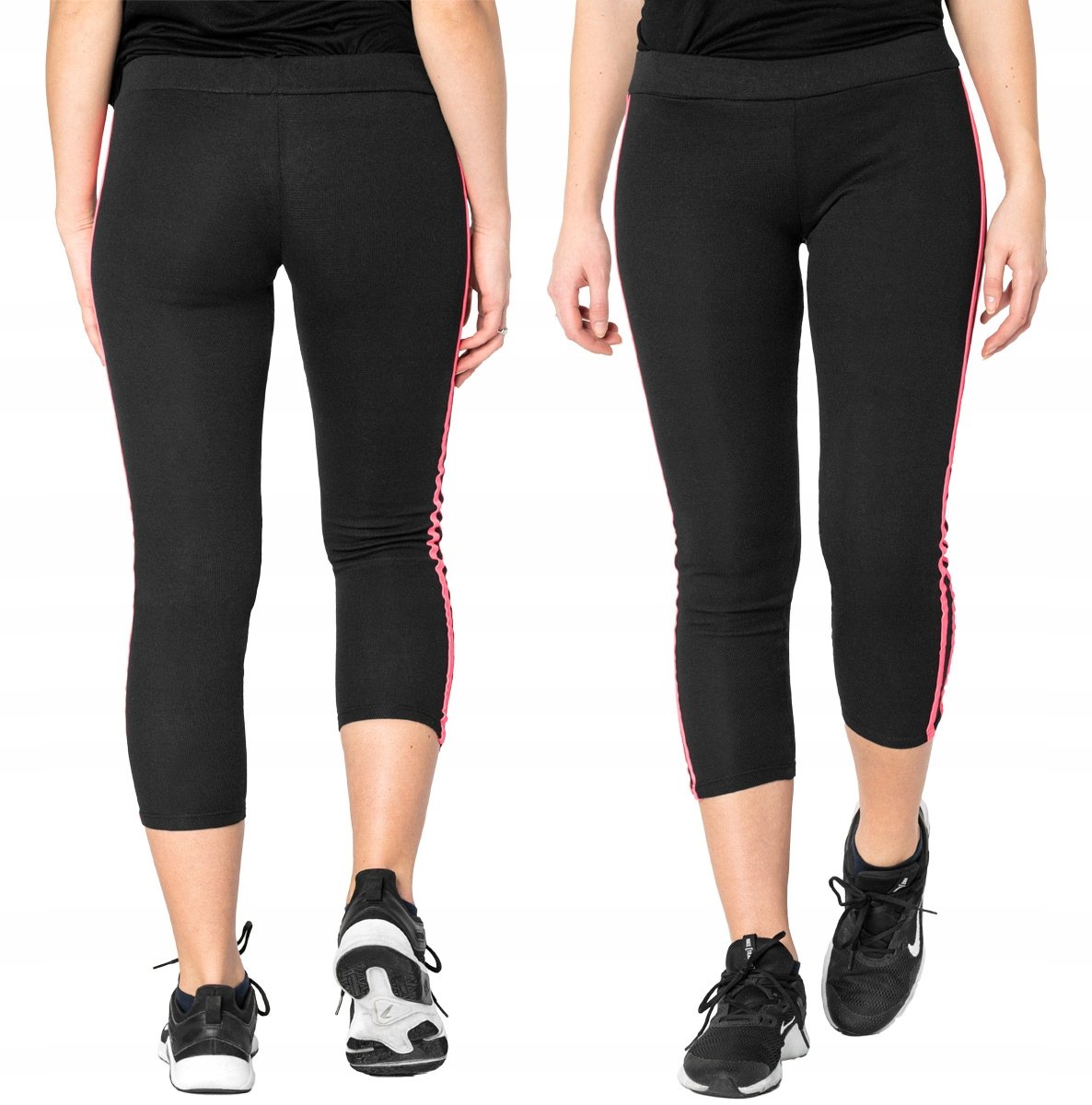 Legginsy Getry Sportowe Treningowe 3/4 2236-02 L