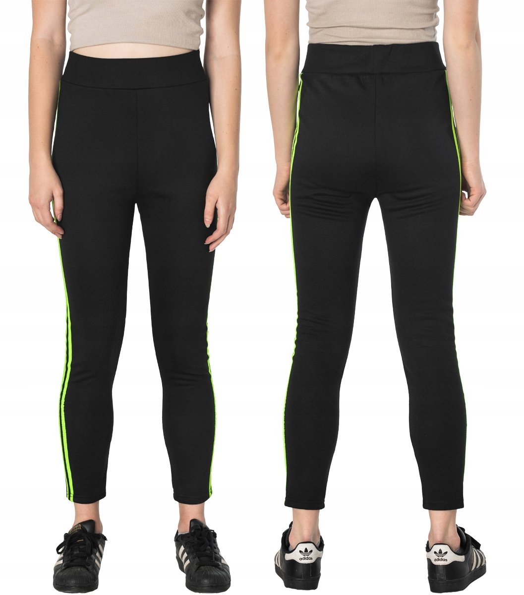 Spodnie Legginsy Getry Damskie Ocieplane 6040-3 XL