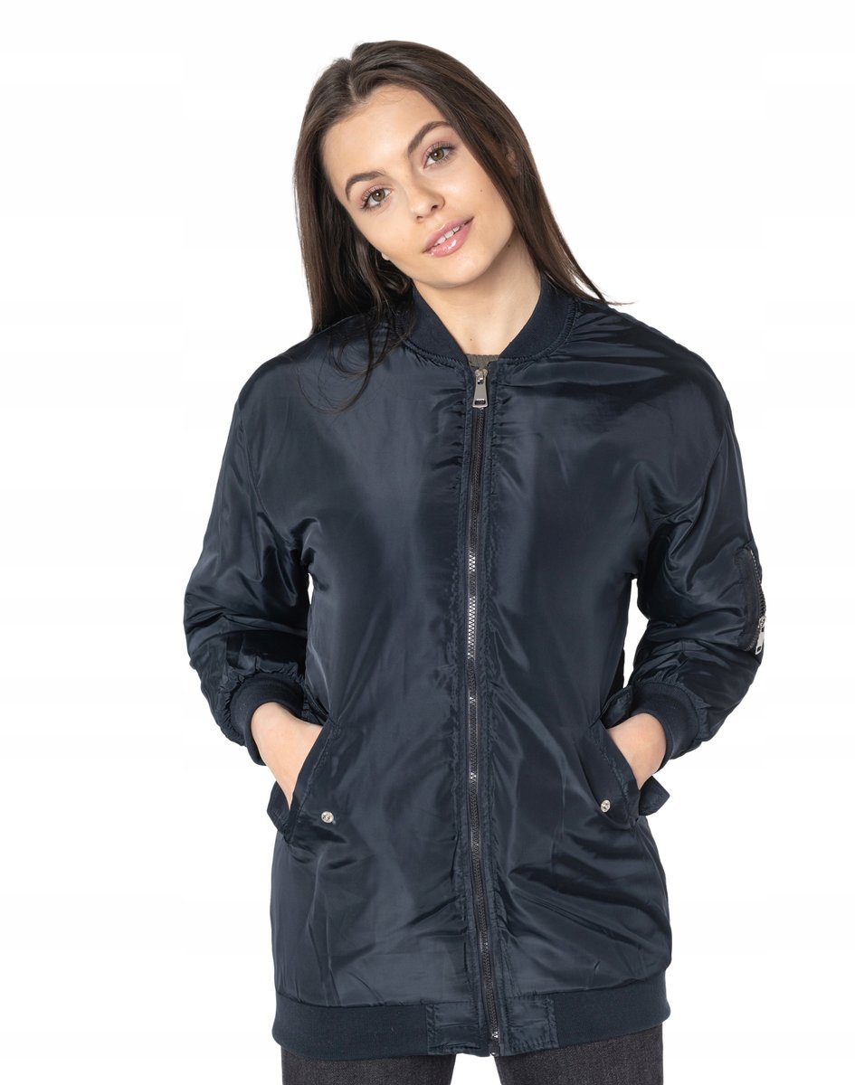 Kurtka Damska Przejściowa Bomber Jacket 1690-02 XS