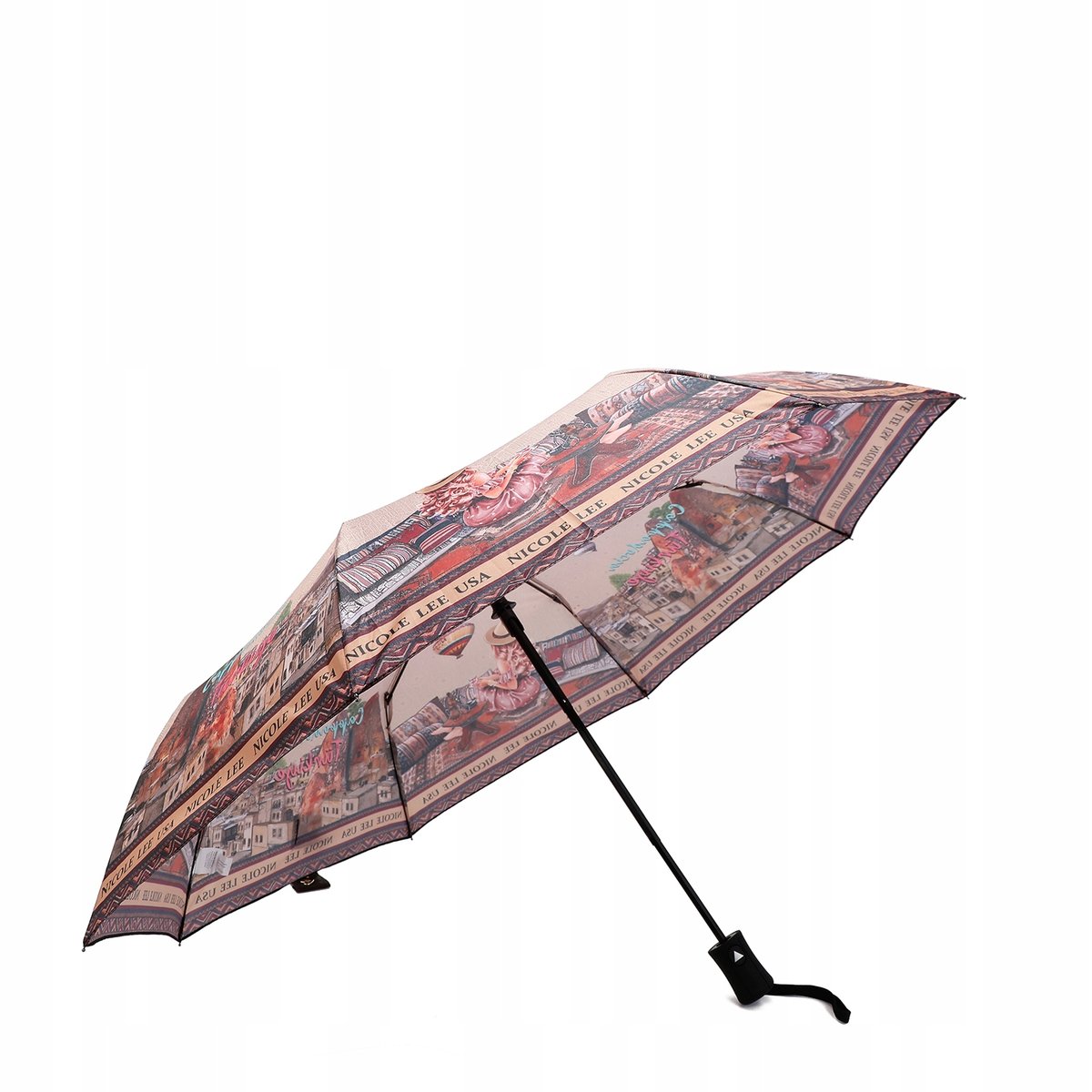 Parasol parasolka elegancka składana pokrowiec Nicole Lee