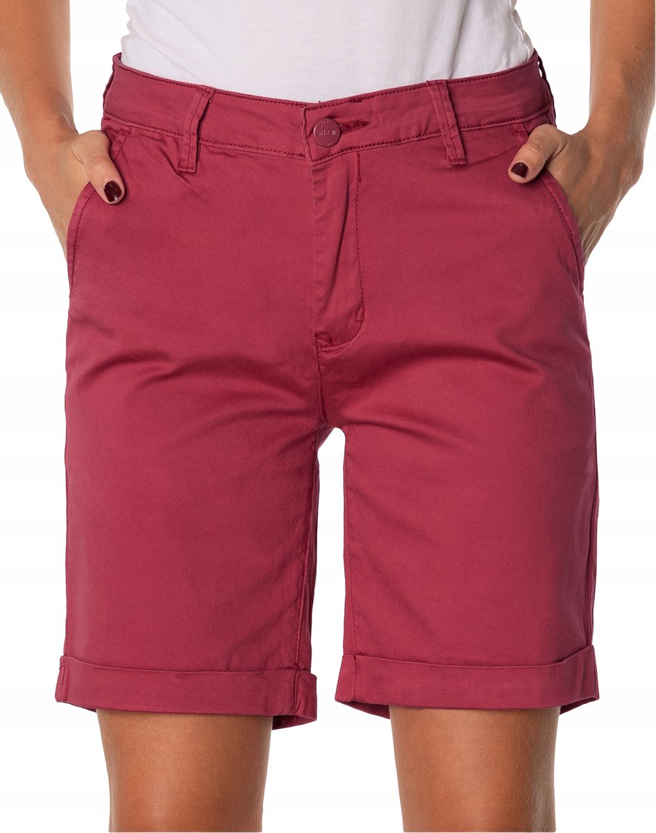 Eleganckie Krótkie Spodenki Szorty Damski 8510 W35