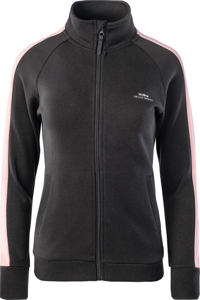 Damska bluza Iguana Salama W czarno-różowa rozmiar XS