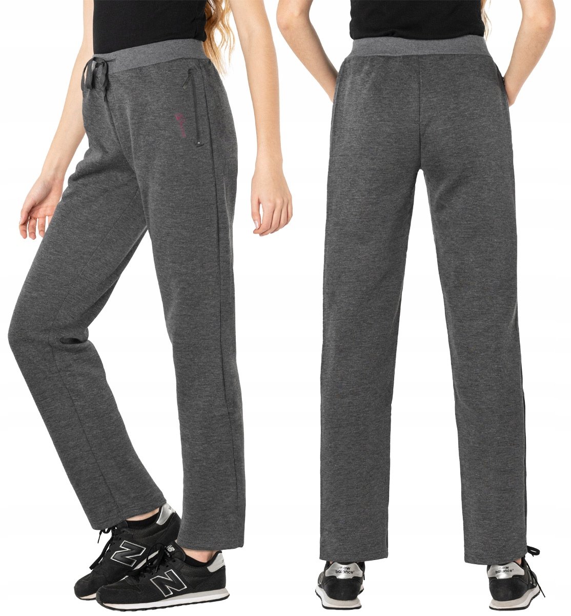 Spodnie Dresowe Dresy Sportowe Damskie 513-01 r L