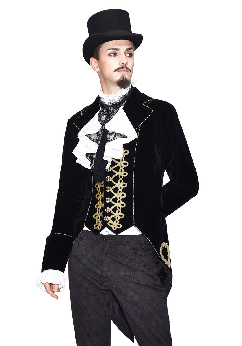 płaszcz męski DEVIL FASHION - PORTRAIT OF GREY-S