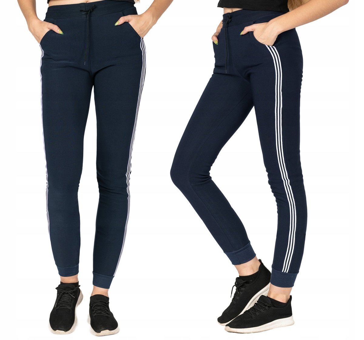 Ocieplane Spodnie Sportowe Damskie 996-02 3XL/4XL