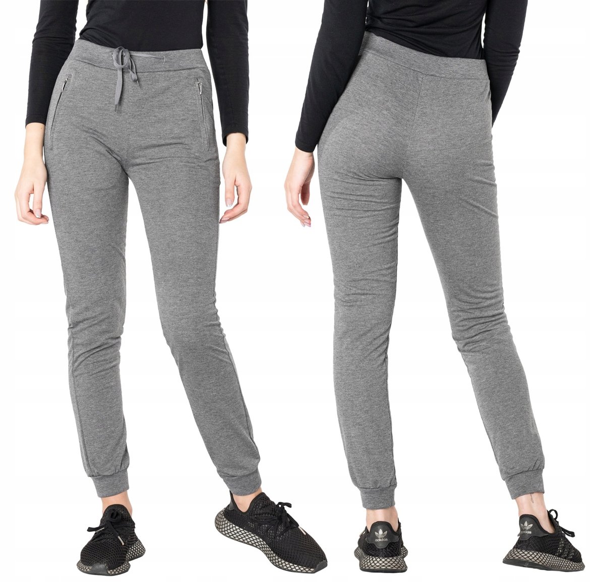 Spodnie Dresowe Dresy Sportowe Damskie 525-02 XXL