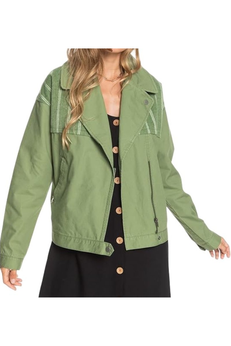Kurtka damska Roxy Dream Destination - Cotton Biker Style przejściowa-XS