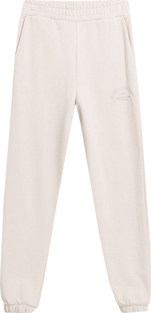 Spodnie damskie 4F CAS F472 kremowe 4FAW23TTROF472 83S-L