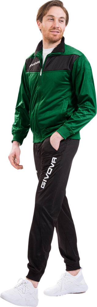 Dres Givova Tuta Visa Triacetato zielono-czarny TR018 1310-XS