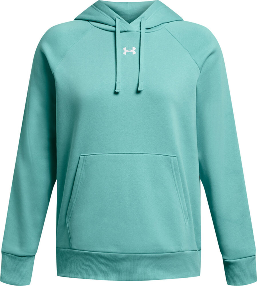 Bluza damska Under Armour Rival Flecce Hoodie miętowa 1379500 482-XL