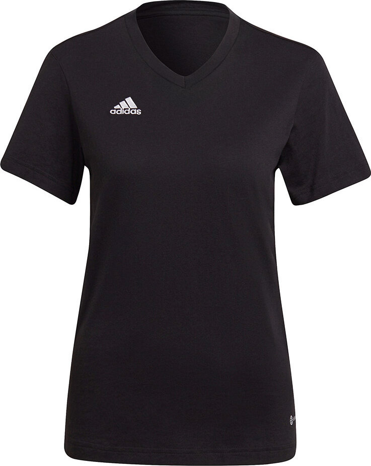Koszulka damska adidas Entrada 22 Tee czarna HC0438-2XL