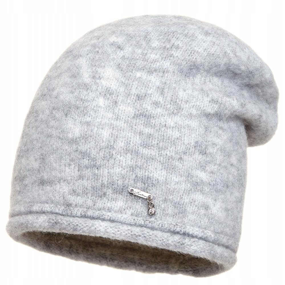 Czapka damska IRIS Jasny szary / PAWONEX