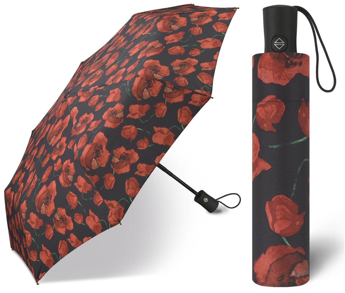 PARASOL PARASOLKA DAMSKA HAPPY RAIN MINI POKROWIEC AUTOMAT