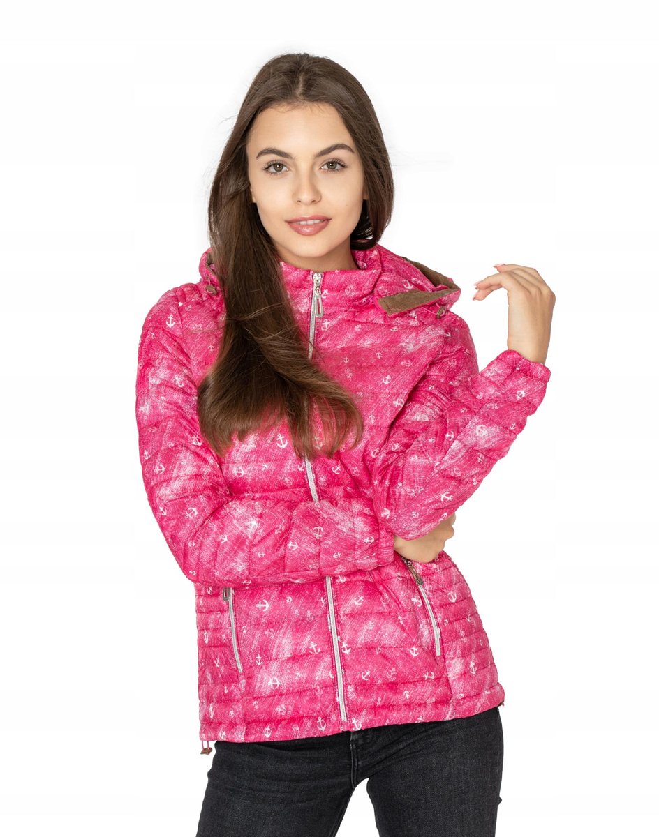 Kurtka Damska Pikowana Ocieplana Parka 57641-3 r M