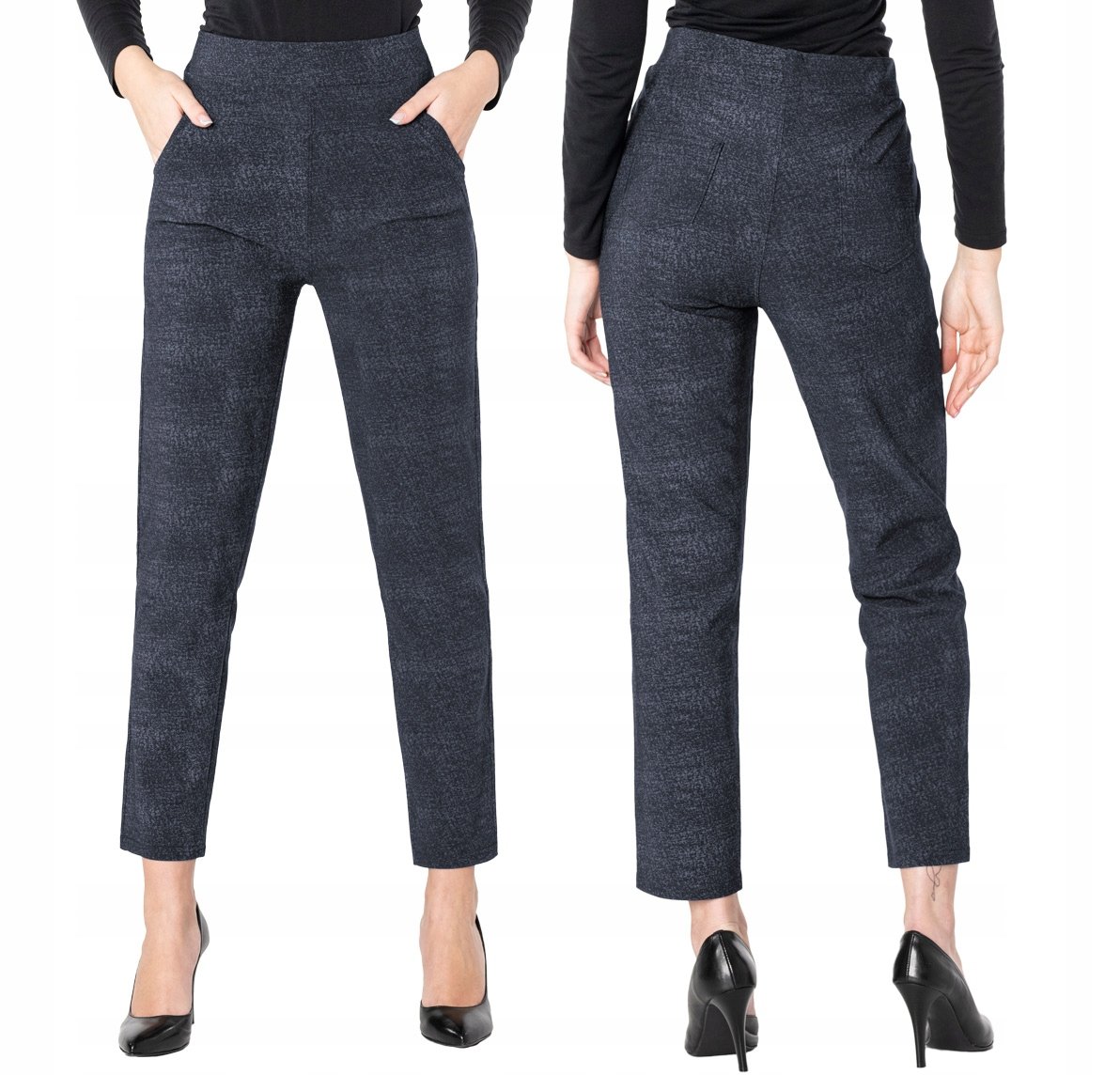 Duże Spodnie Damskie Cygaretki LINDA 304-2 5XL/6XL