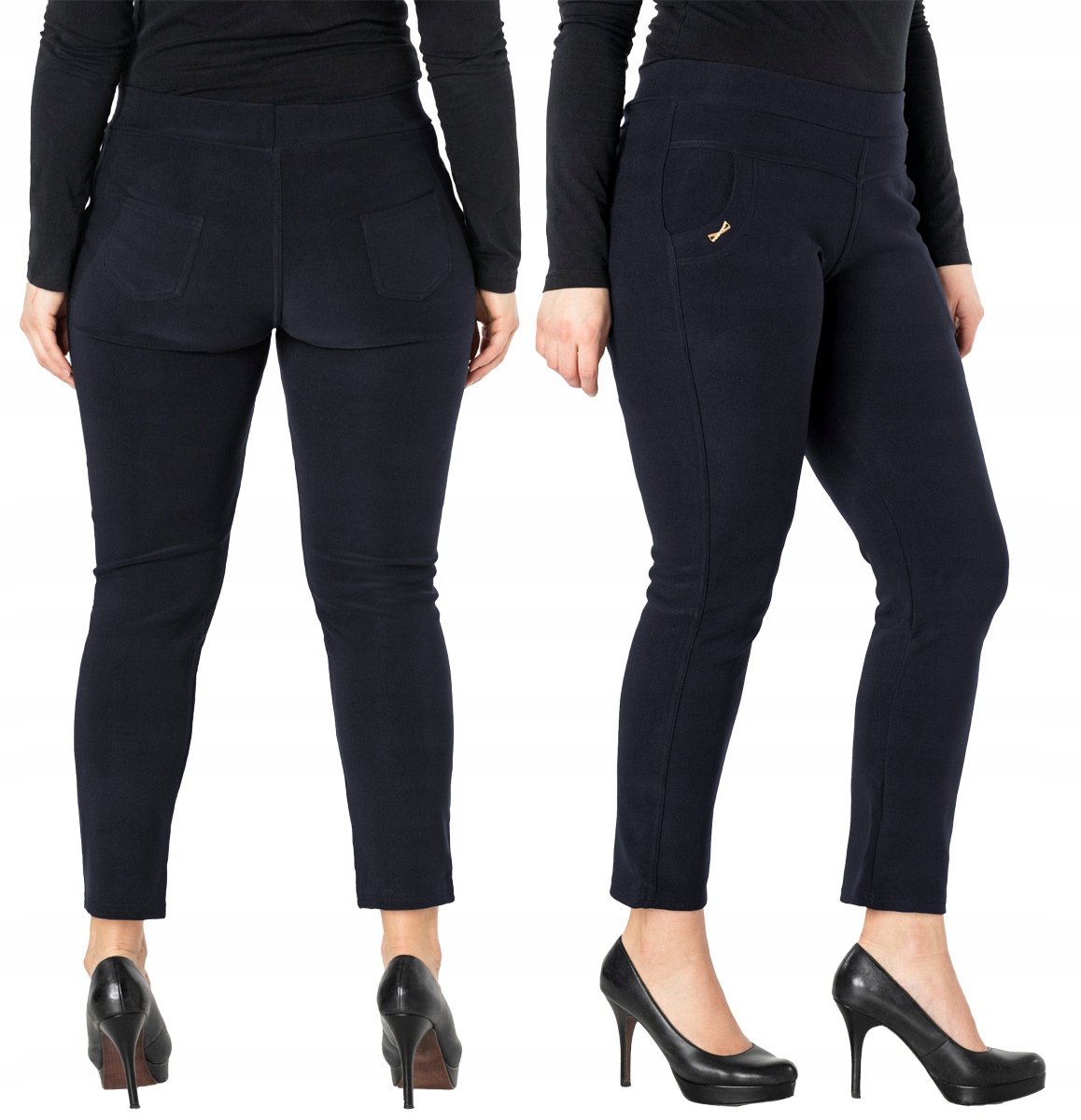 Spodnie Cygaretki Damskie PLUS SIZE F881-2 XXL/3XL