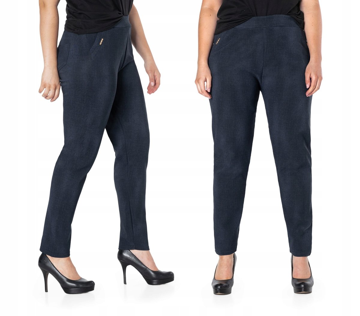 Duże Spodnie Cygaretki Damskie 20215-2 r 5XL/6XL